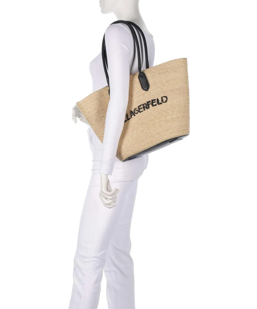 K/Essential Large Tote bag bast nature/black