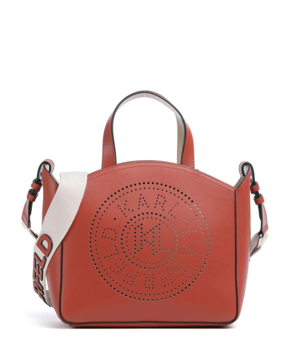 K/Circle Small Handbag fine grain cow leather amber