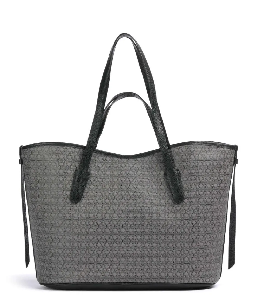 Never Without Bag Monogram Tote bag canvas grey/black