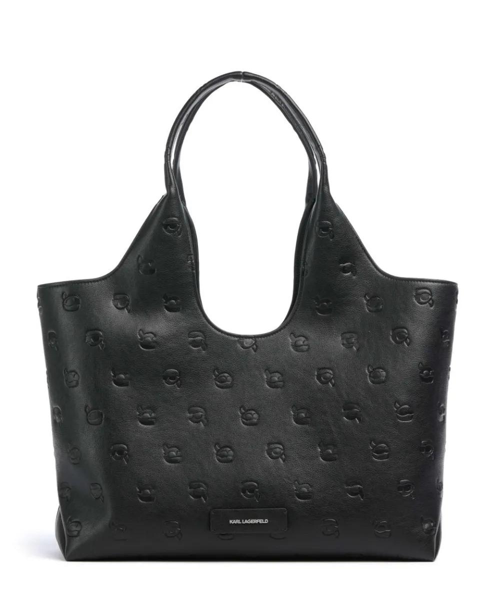 K/Ikon Monogram Medium Tote bag imitation leather black
