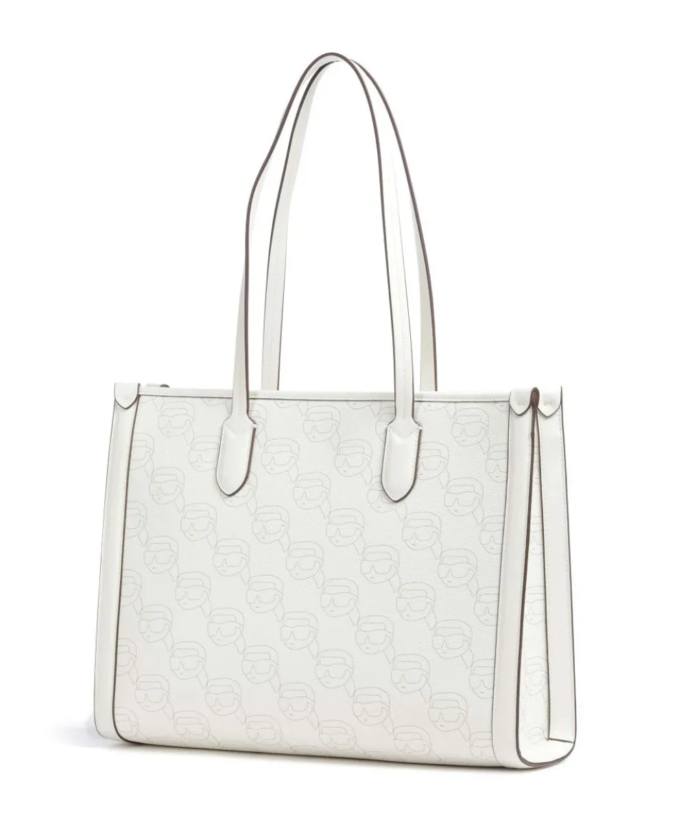 K/Ikonik Mono Tote bag imitation leather cream