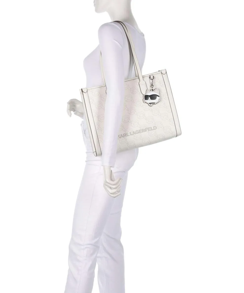 K/Ikonik Mono Tote bag imitation leather cream