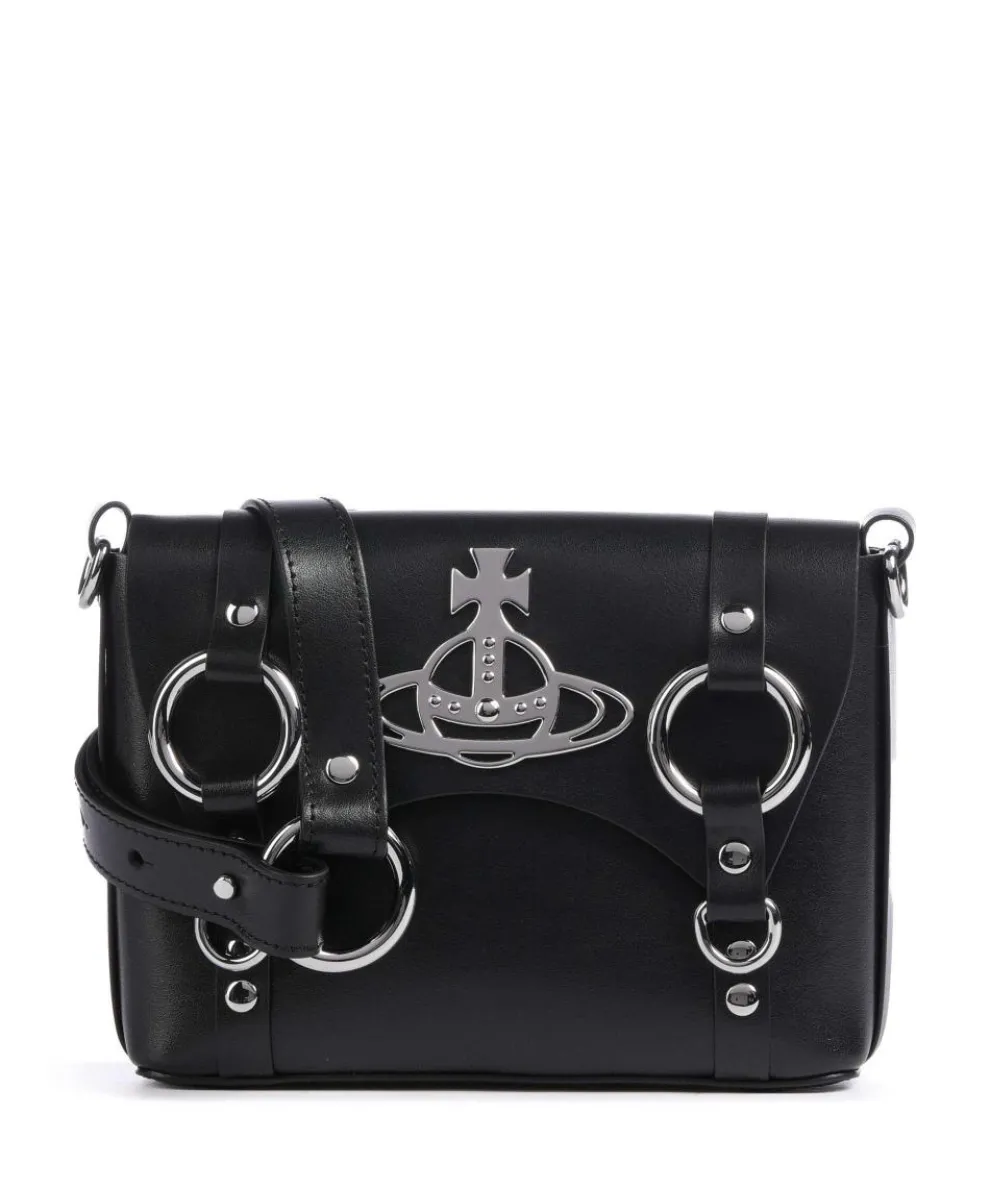 Kim Smooth Crossbody bag fine grain cow leather black