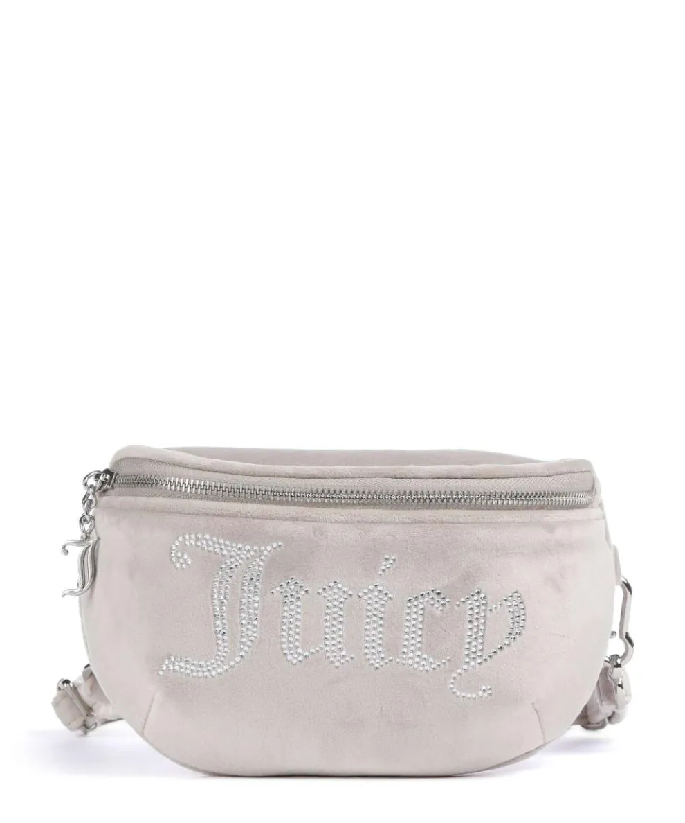 Kimberly Fanny pack velvet fabric ivory