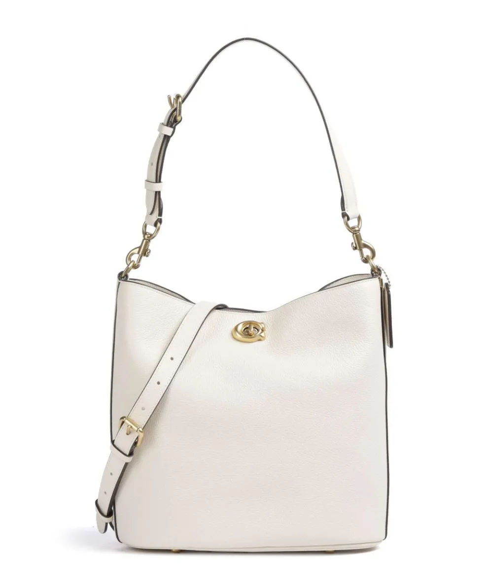 Willow Soft Hobo bag grained leather ivory