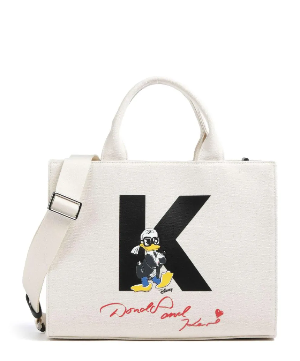 KL x Disney Medium Handbag canvas cream