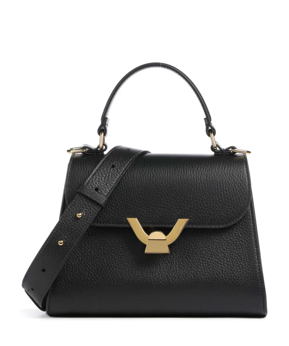 Dew Crossbody bag grained cow leather black