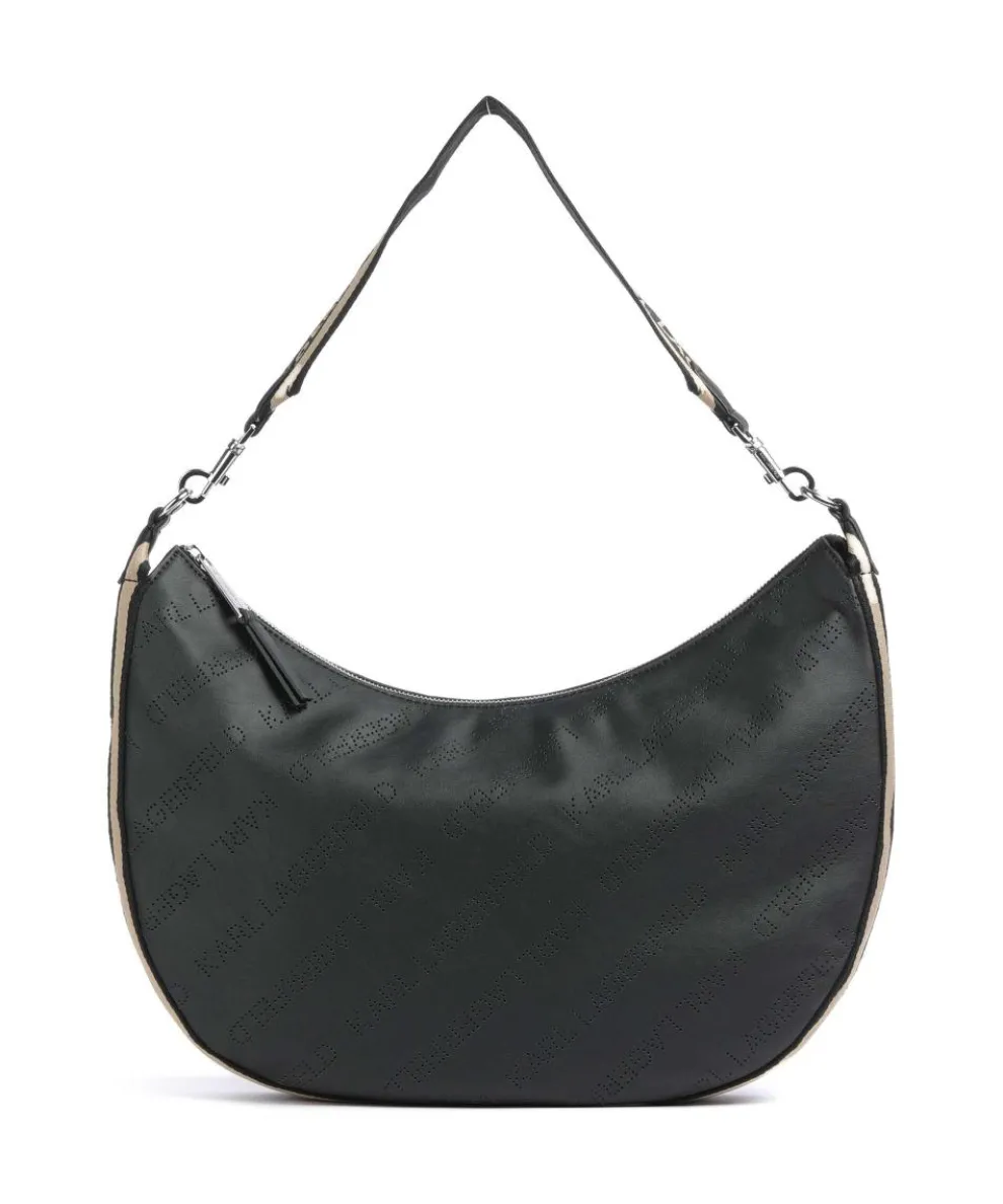 K/Moon Medium Hobo bag recycled polyester, polyurethane black