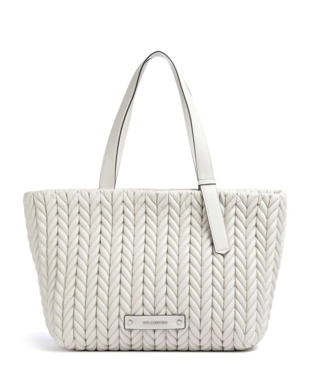K/Pillow Tote bag imitation leather ivory
