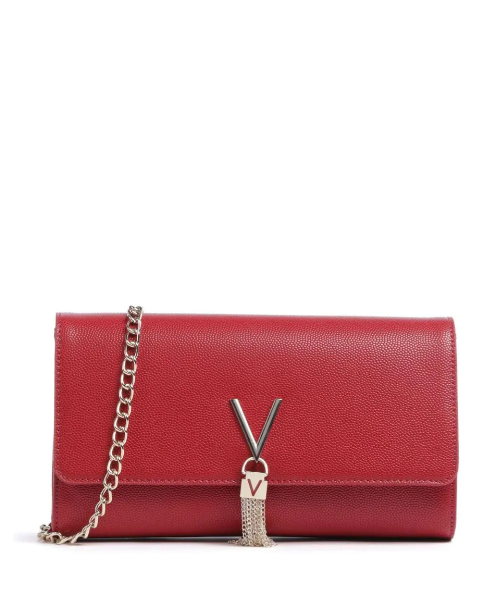 Divina Crossbody bag imitation leather red