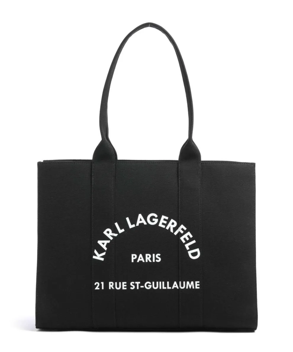K/Rue St Guillaume Tote bag canvas black