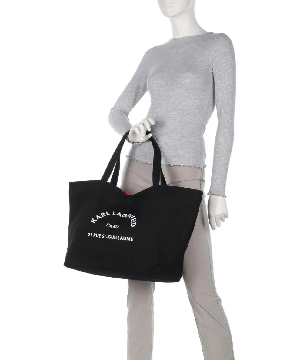 K/Rue St Guillaume Tote bag canvas black