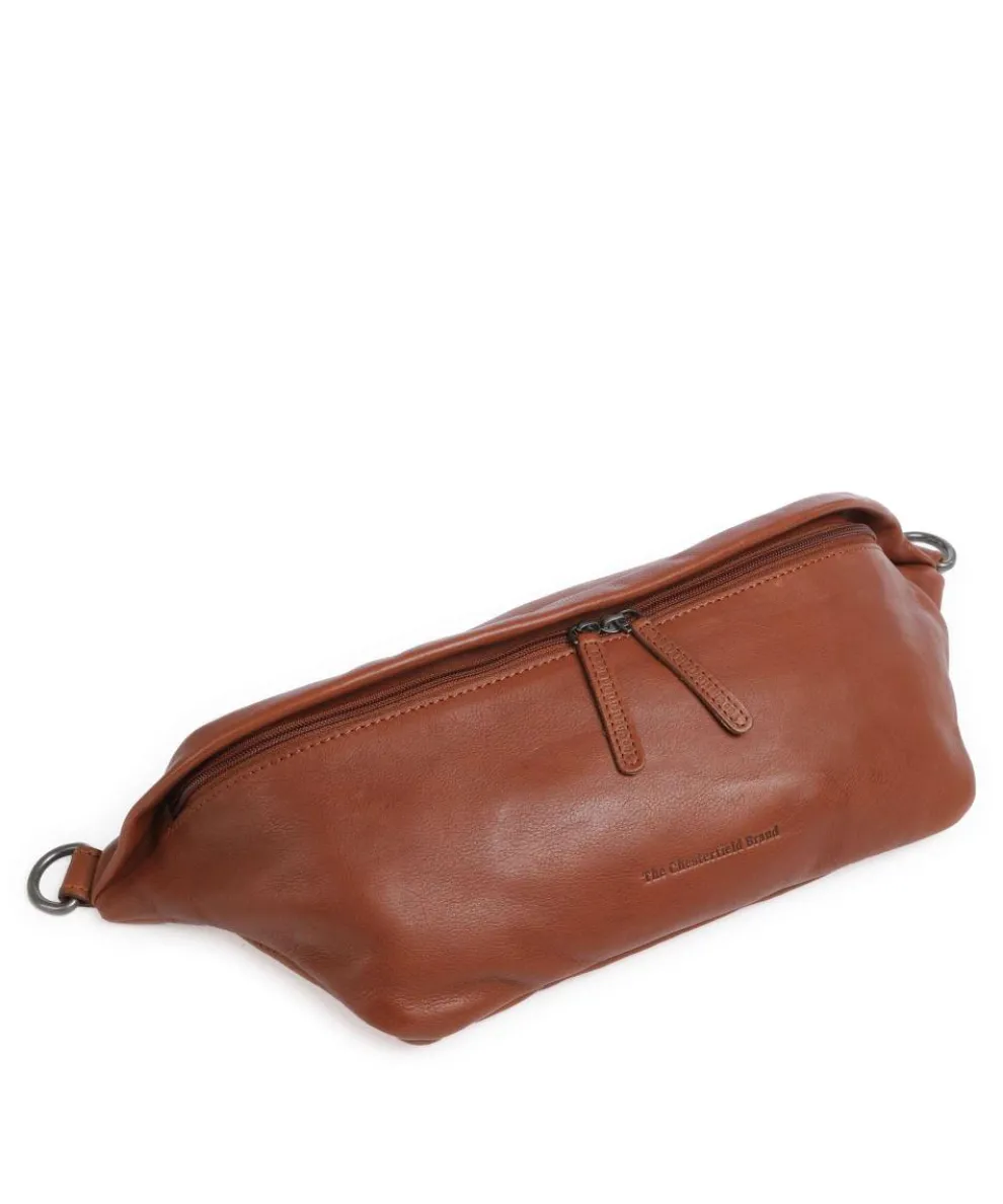 Kruger Fanny pack soft cow leather cognac