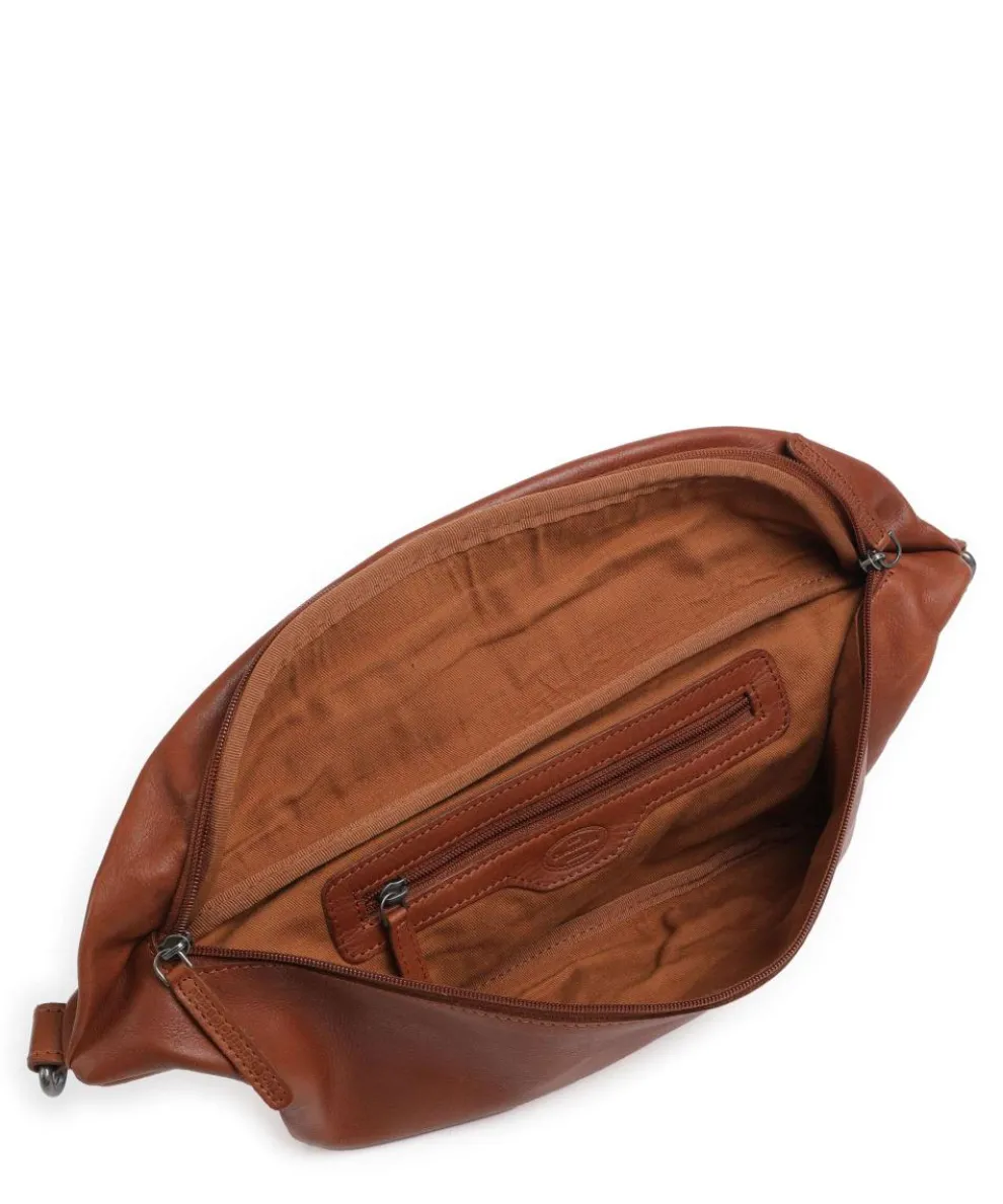 Kruger Fanny pack soft cow leather cognac