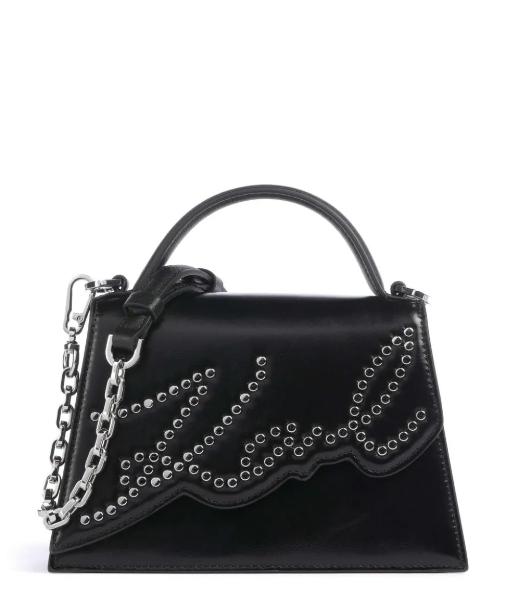 K/Signature 2.0 Small Handbag cow leather black