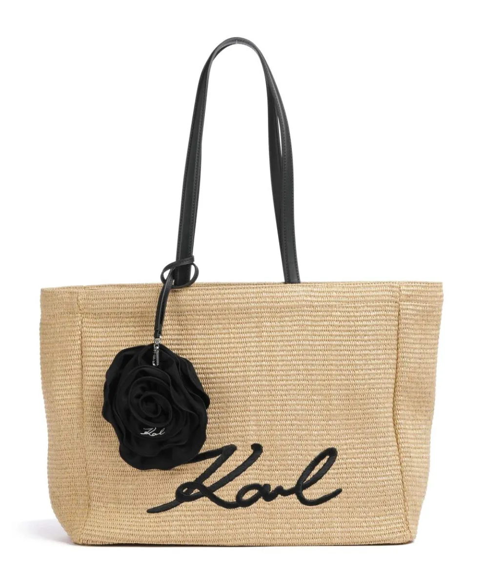 K/Signature Tote bag polypropylene, polyester nature