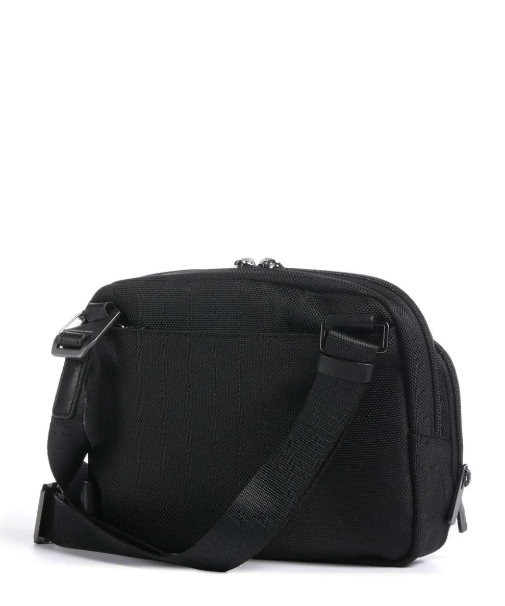 Brief Crossbody bag recycled nylon black