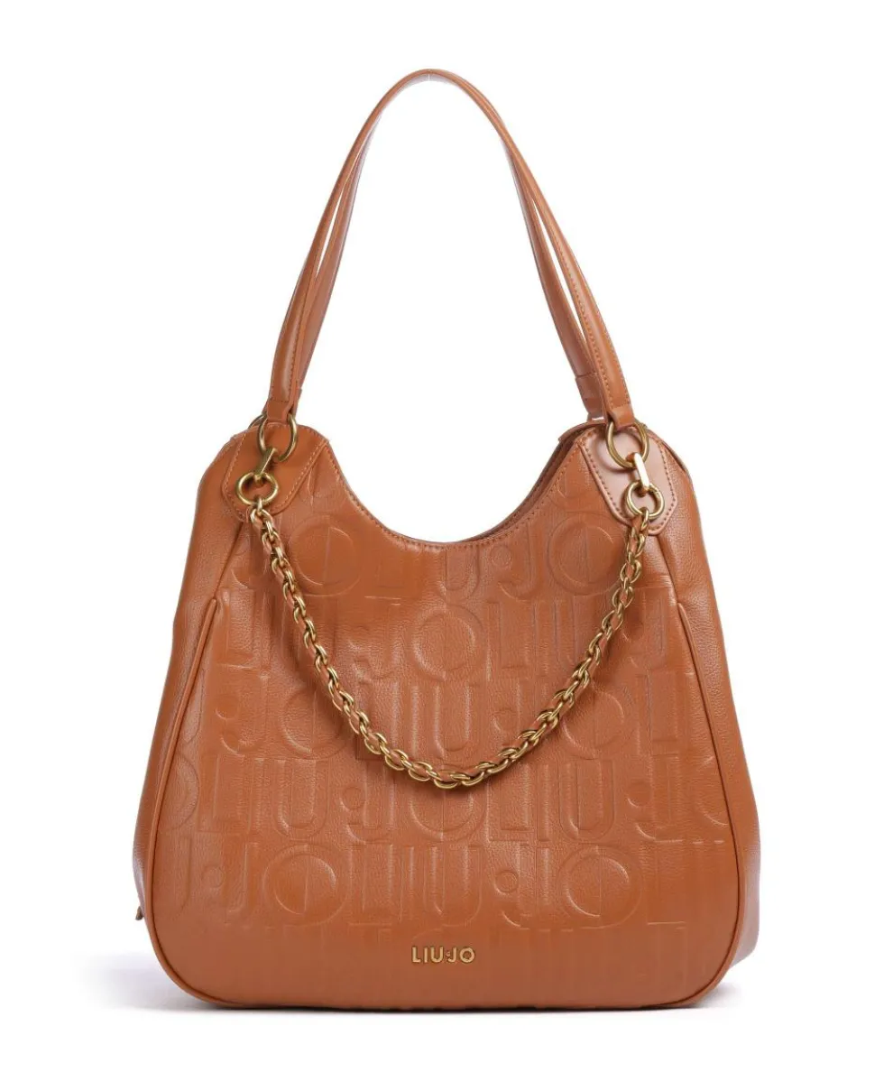Adonide Hobo bag imitation leather brown
