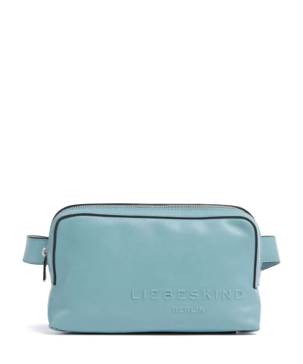 Elvira Lamb SF Verna Fanny pack fine grain leather petrol