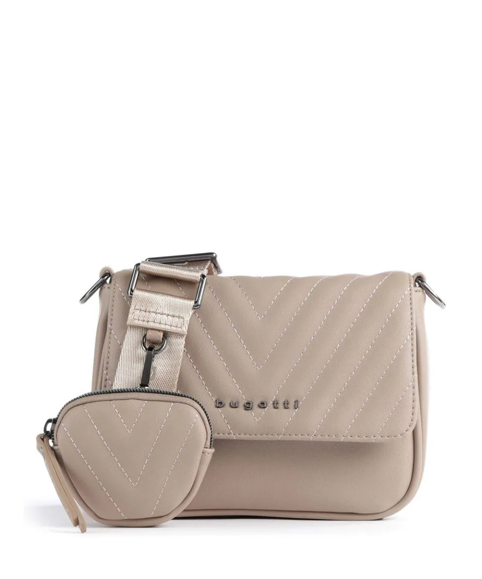 Sira Crossbody bag imitation leather light brown