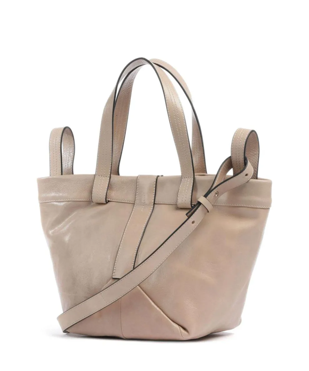 Elvira Lamb SF Verna S Handbag fine grain leather taupe