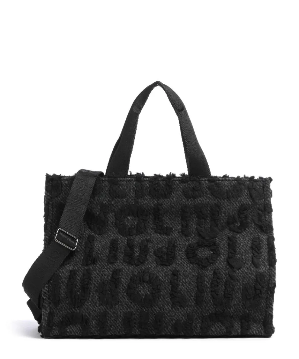 L Tote bag fabric black