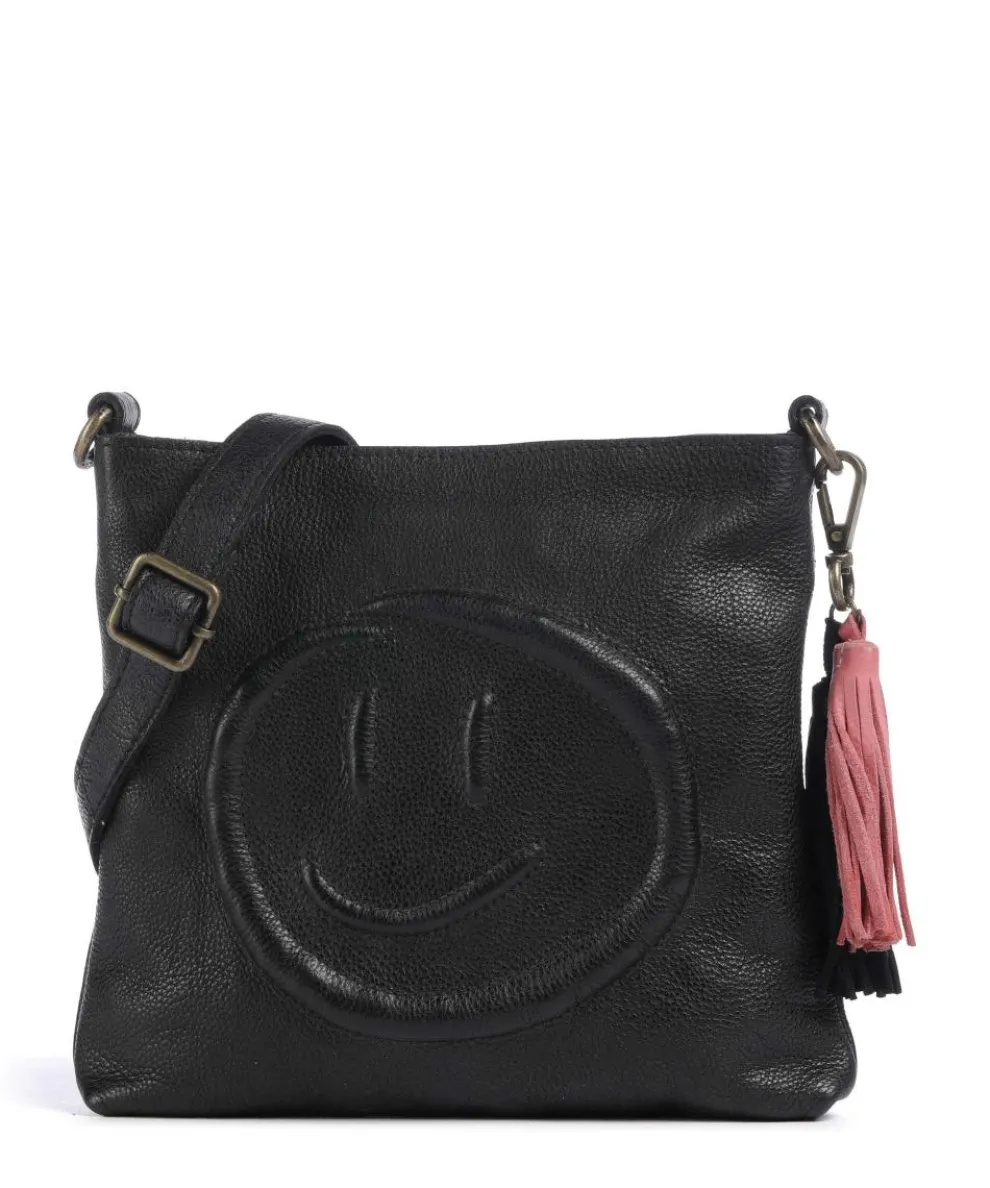 Lachnerstrasse 4 Crossbody bag grained cow leather black