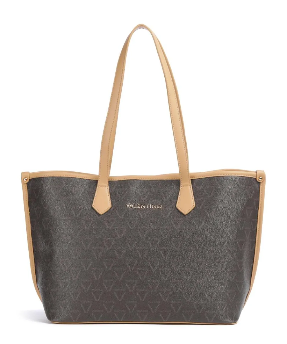 Lady Re Tote bag imitation leather dark brown