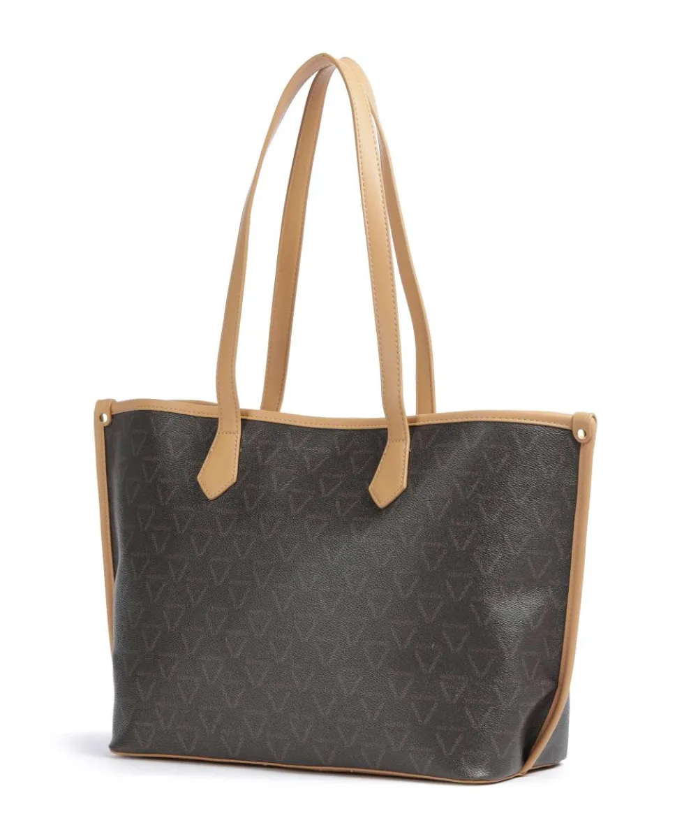 Lady Re Tote bag imitation leather dark brown