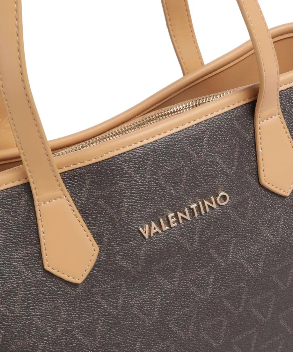 Lady Re Tote bag imitation leather dark brown