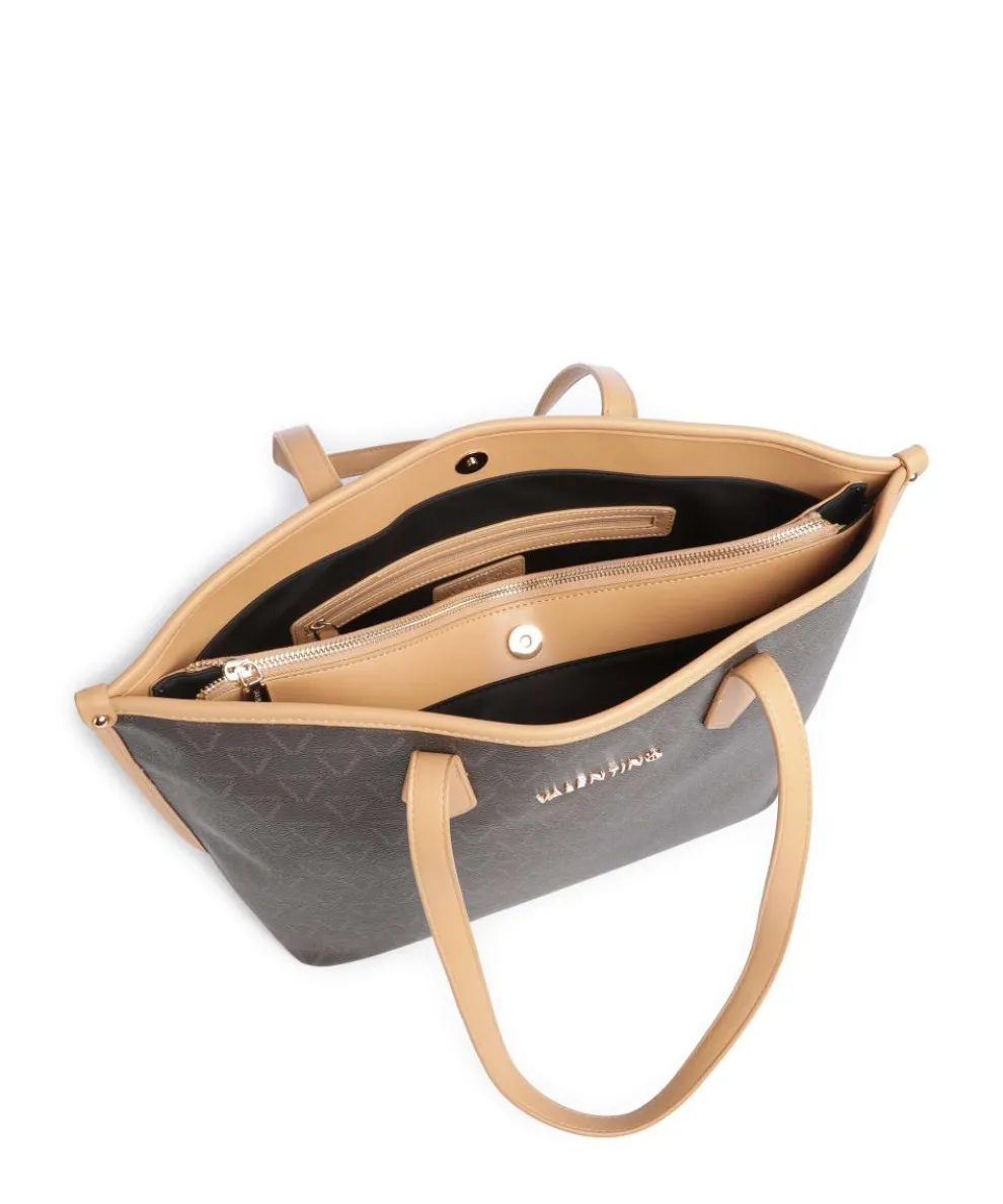 Lady Re Tote bag imitation leather dark brown