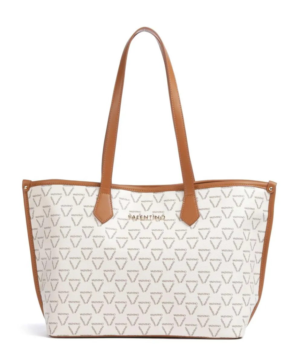 Lady Re Tote bag imitation leather white/brown