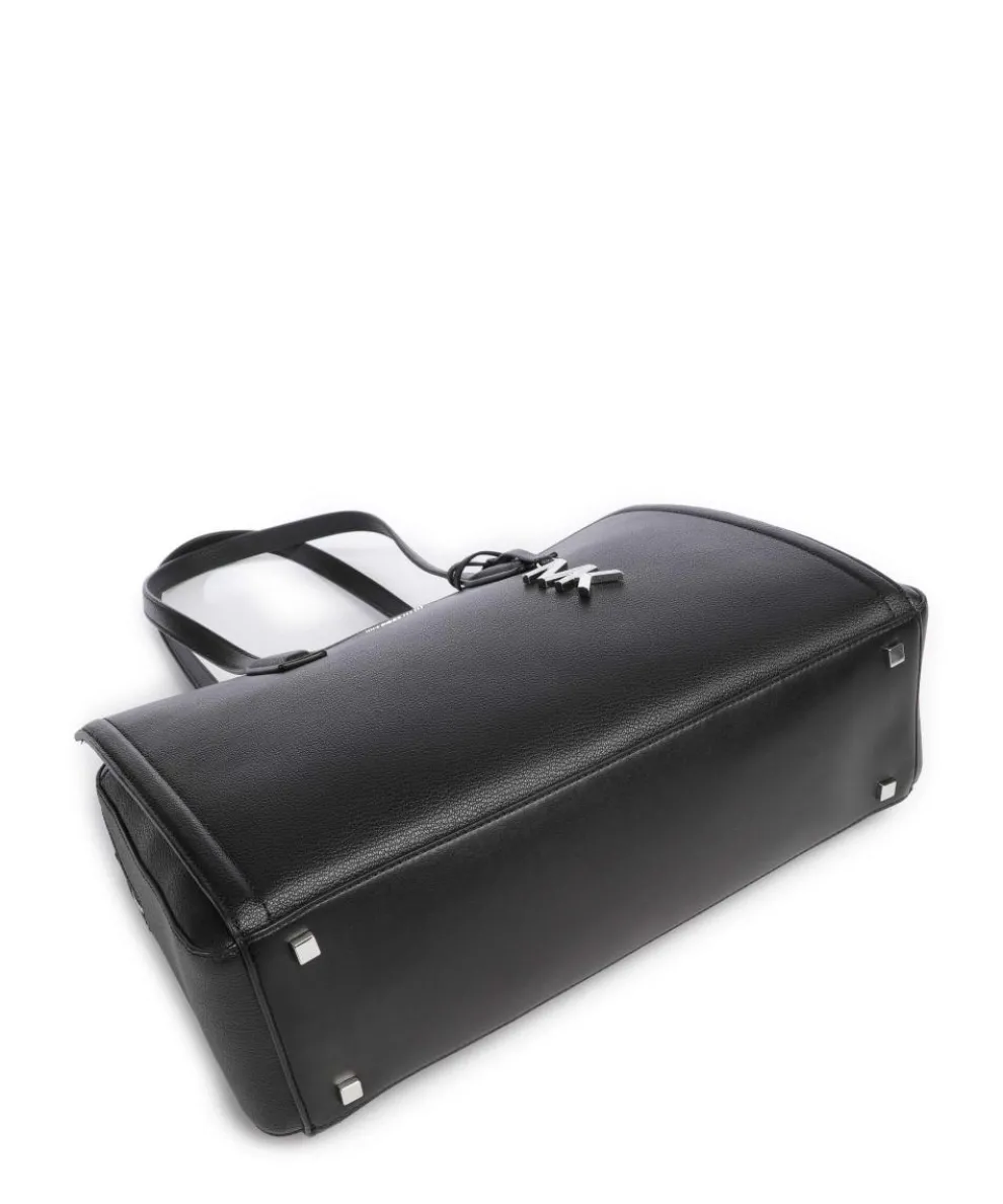 Laila Medium Tote bag grained cow leather black