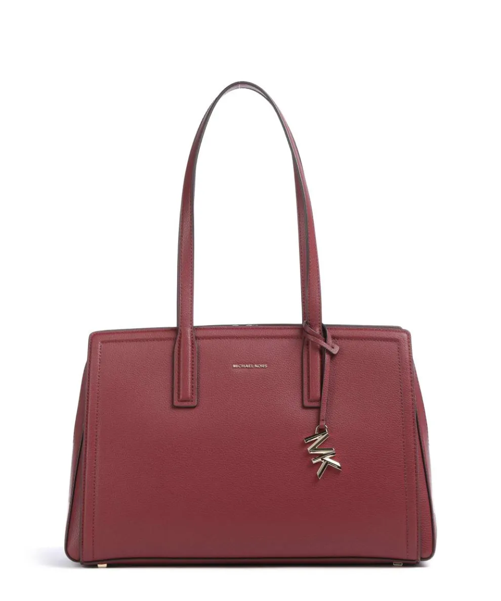 Laila Medium Tote bag grained cow leather wine