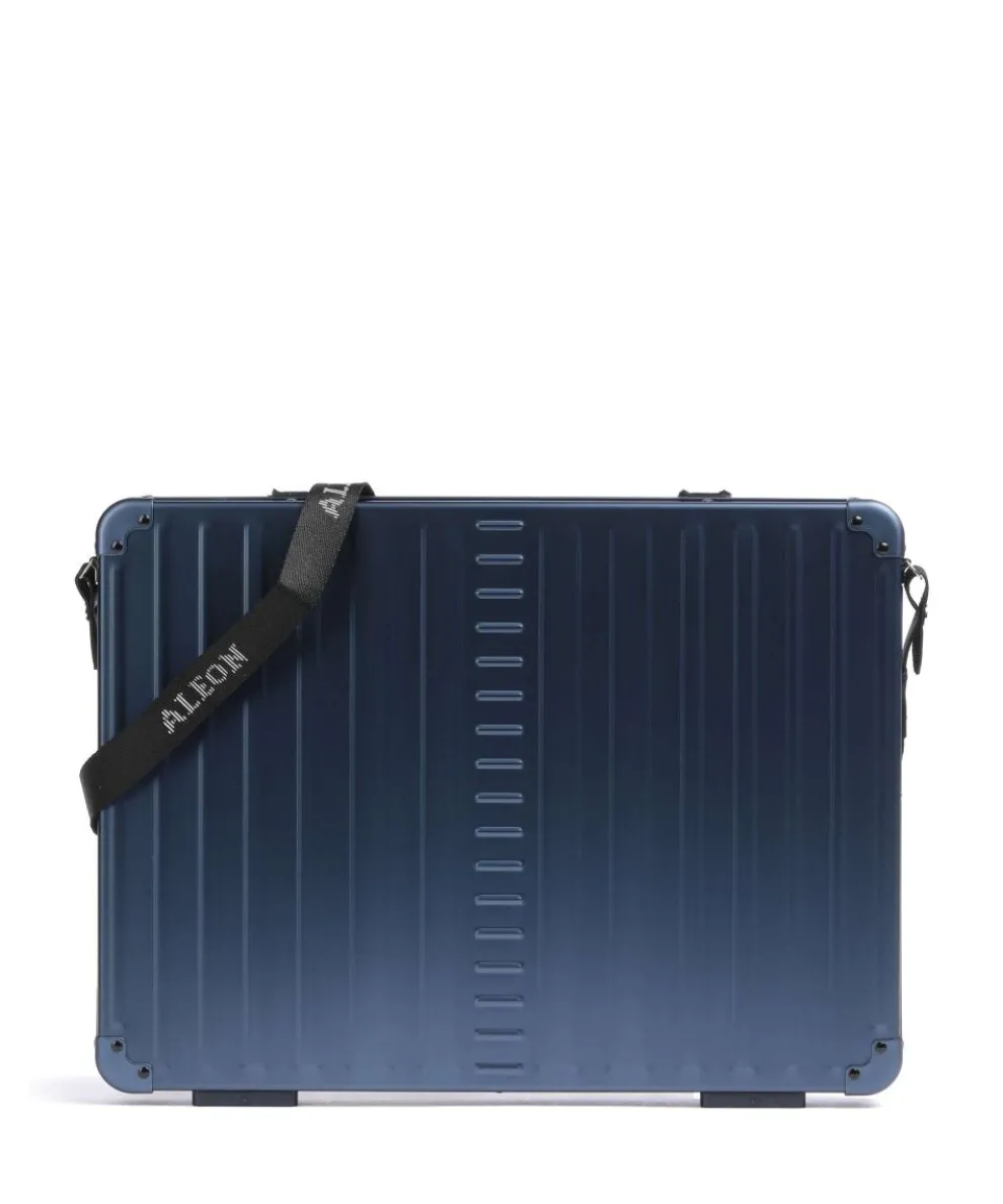 Laptop bag 17″ aluminum dark blue