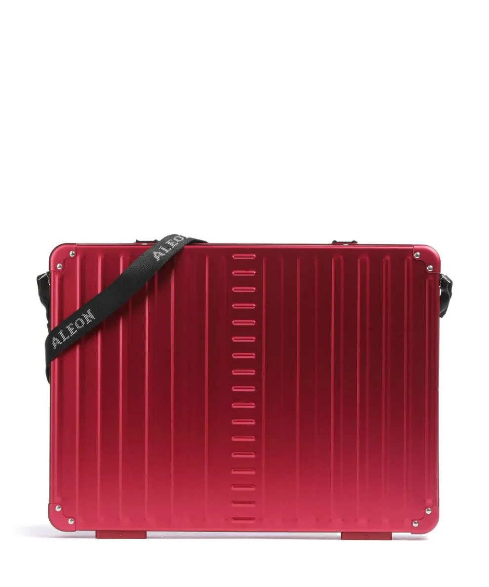Laptop bag 17″ aluminum red