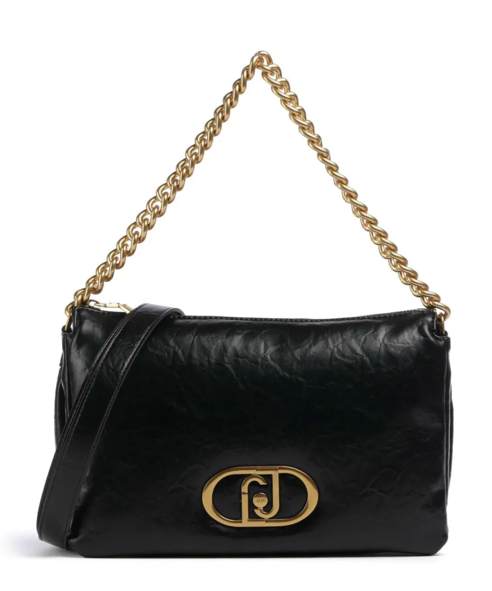 Lapuffy Shoulder bag imitation leather black