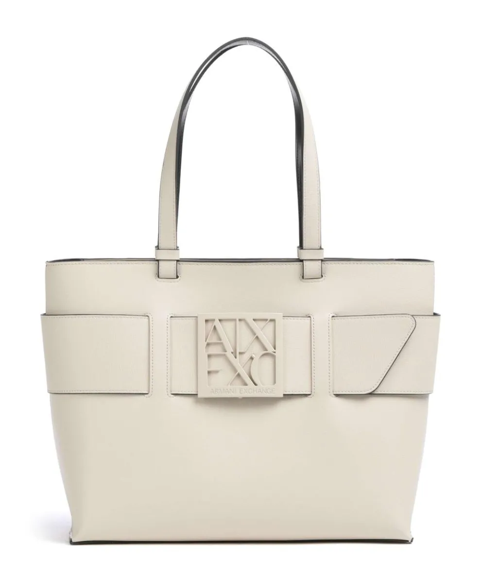 Susie S Tote bag imitation leather ivory