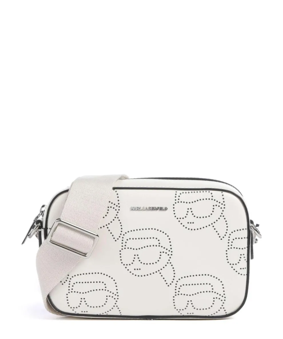 K/Ikonik Crossbody bag fine grain cow leather cream