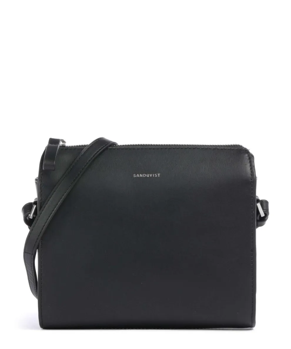 Leather Classics Frances Crossbody bag fine grain cow leather black