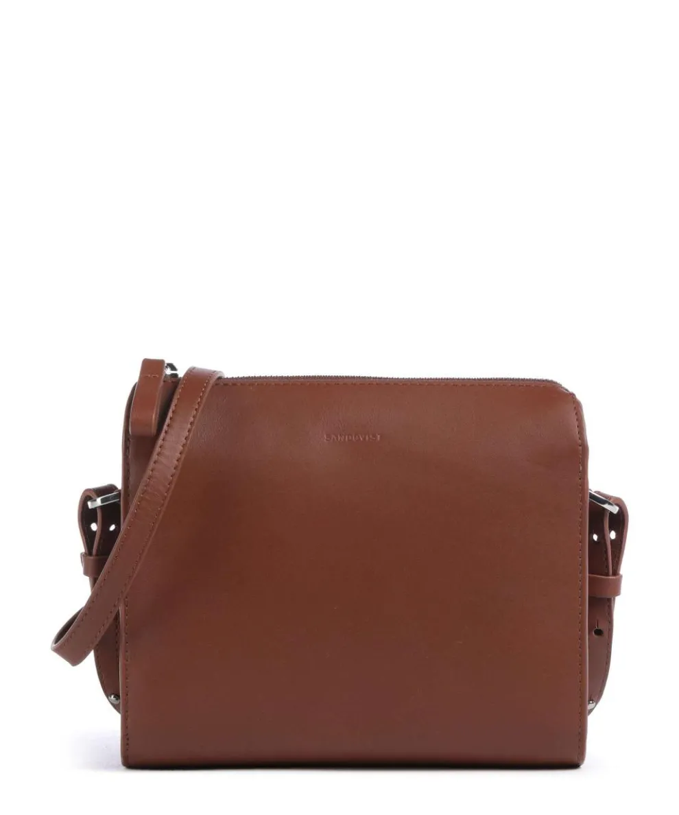 Leather Classics Frances Crossbody bag fine grain cow leather brown