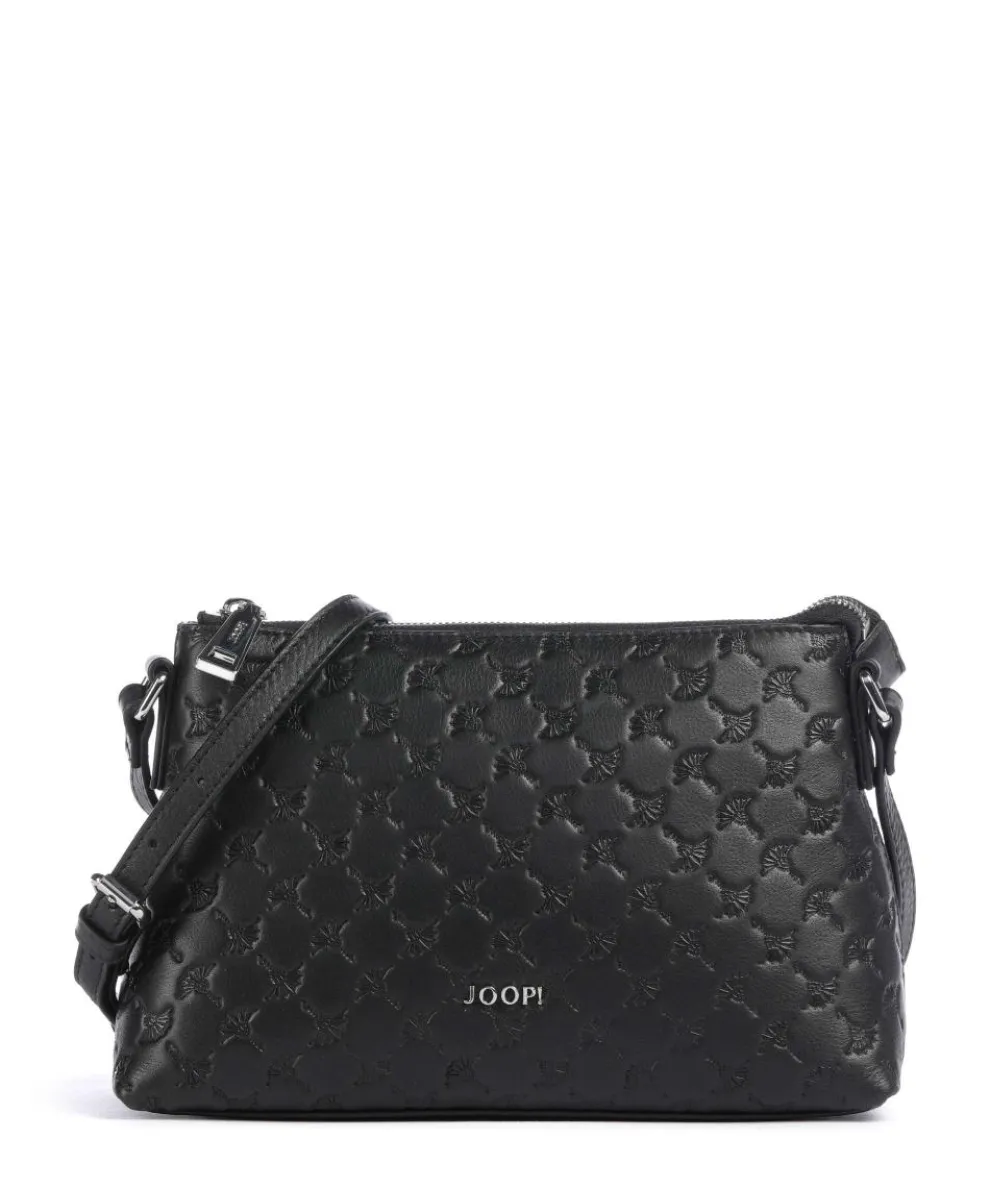 Leggero Stampa Karlie Crossbody bag embossed calfskin black
