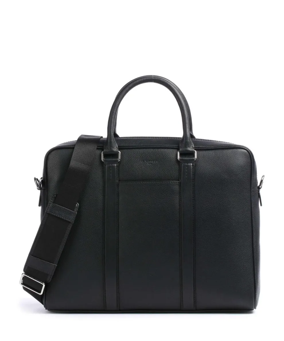 Charles Briefcase 14″ grained leather black
