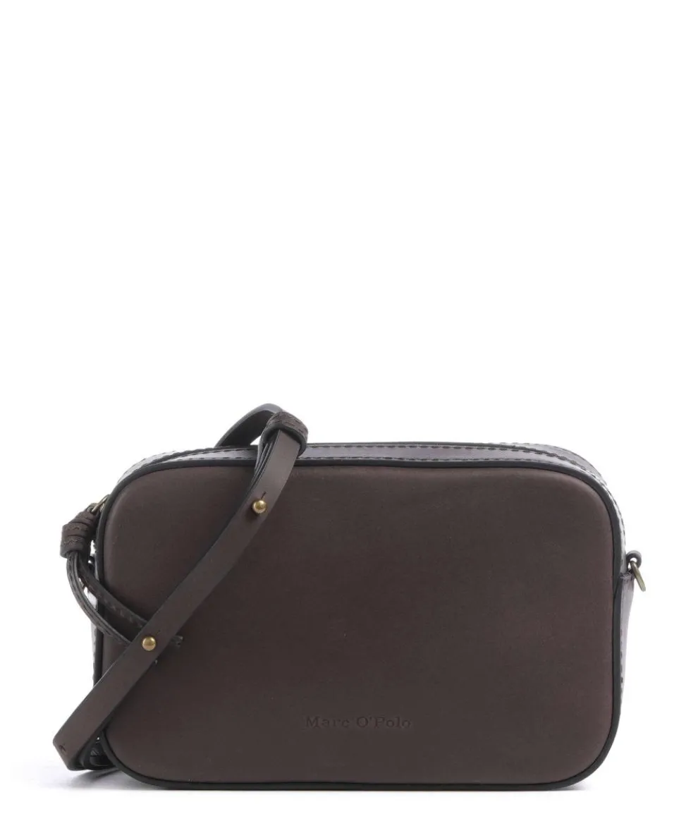 Liana XS Crossbody bag fine grain cow leather dark brown