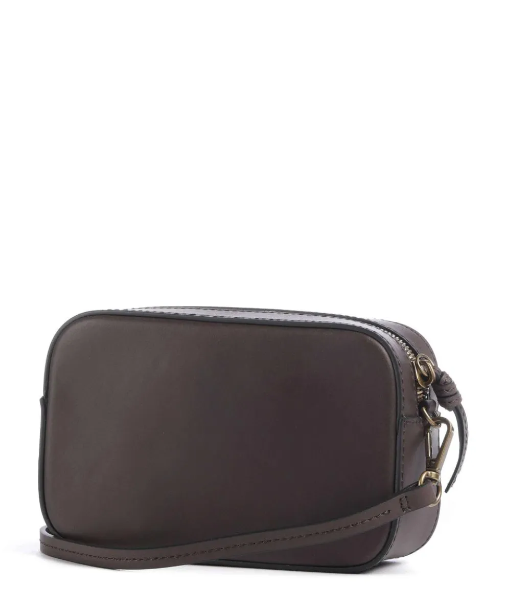 Liana XS Crossbody bag fine grain cow leather dark brown