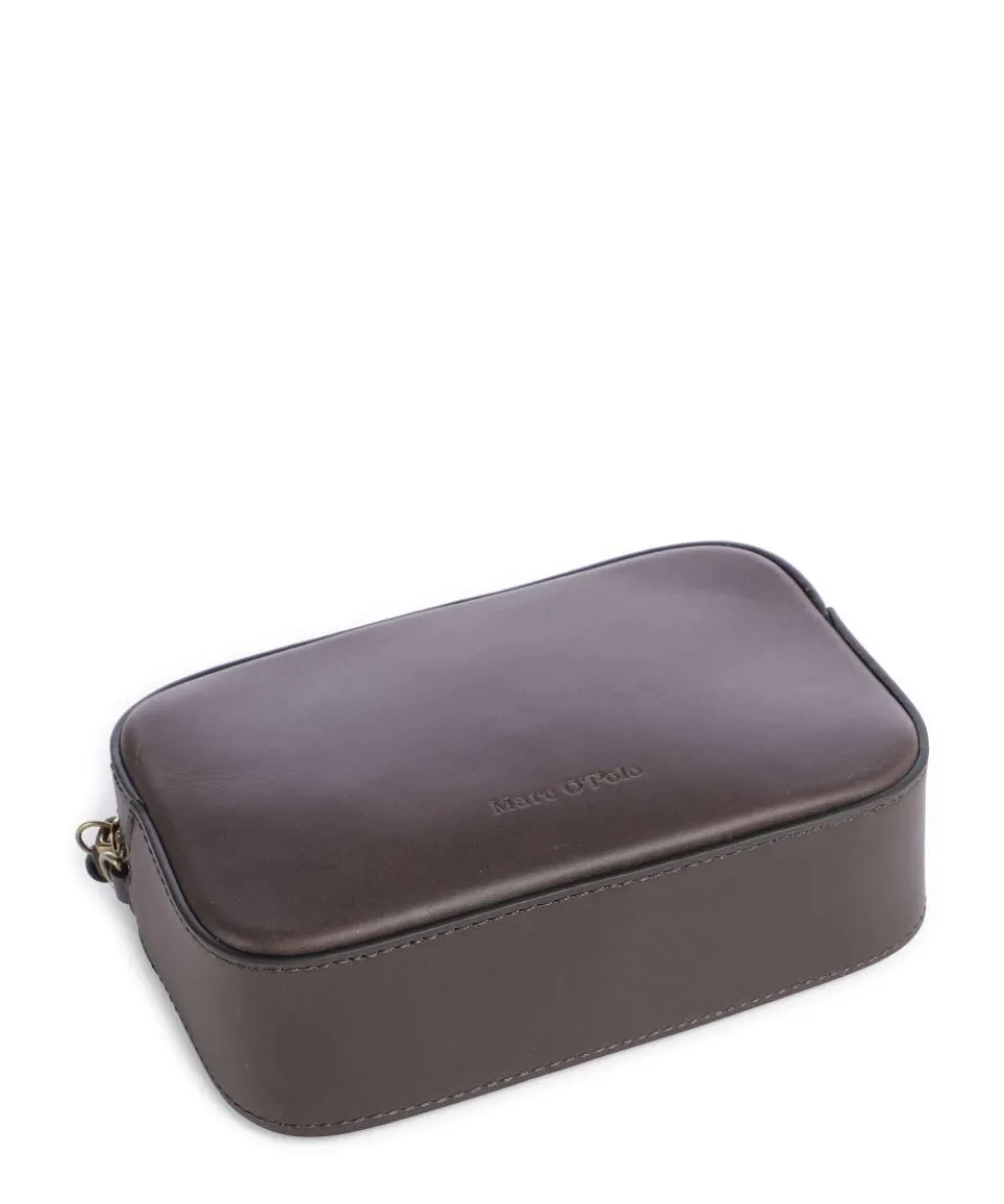 Liana XS Crossbody bag fine grain cow leather dark brown