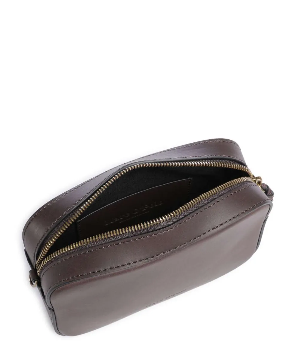 Liana XS Crossbody bag fine grain cow leather dark brown