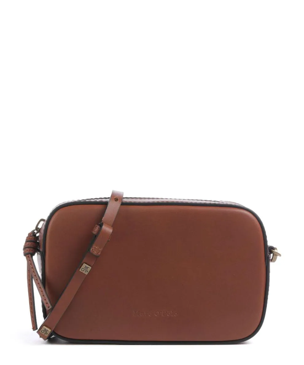 Liana XS Crossbody bag fine grain cow leather cognac