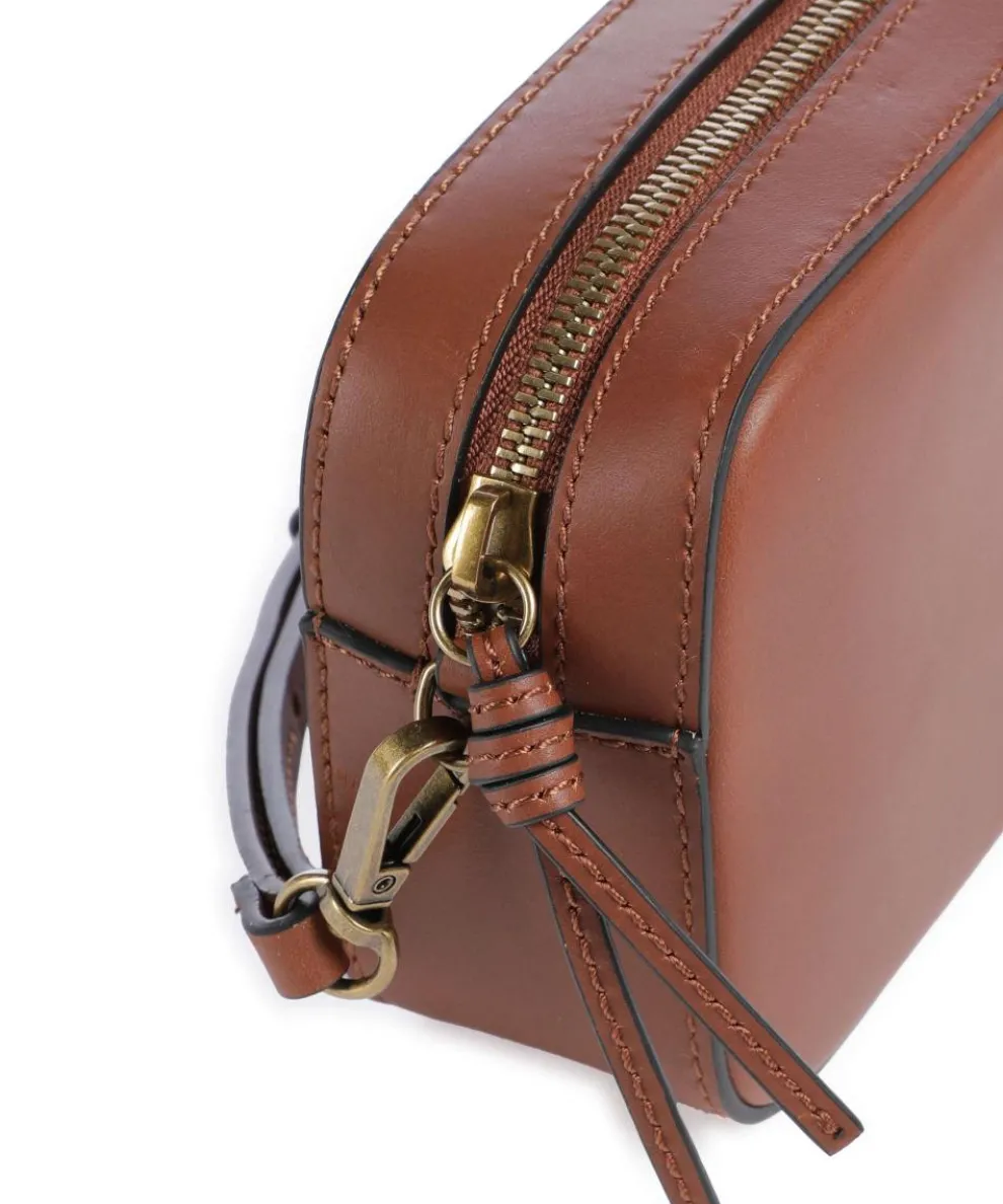 Liana XS Crossbody bag fine grain cow leather cognac
