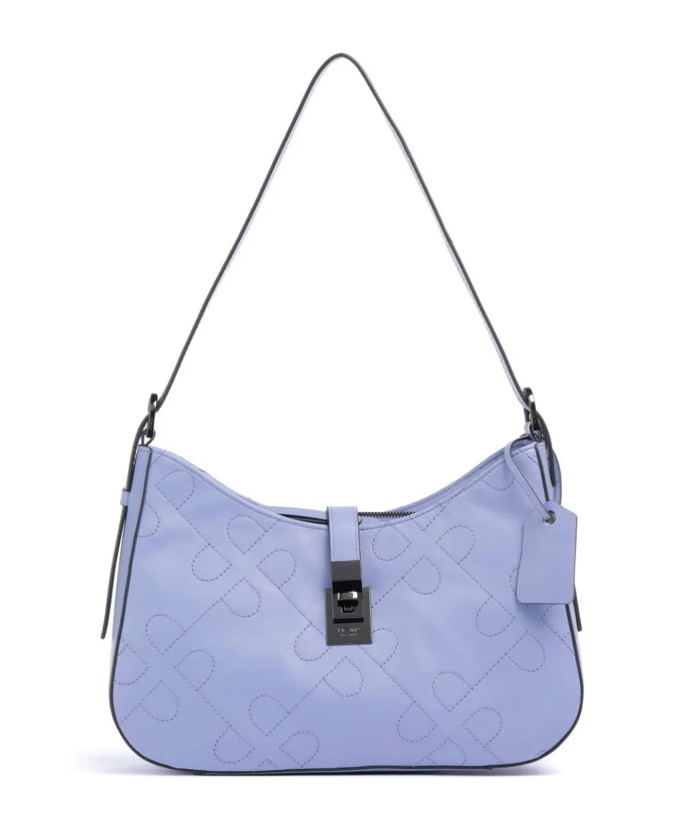 Liberty Shoulder bag fine grain cow leather violet
